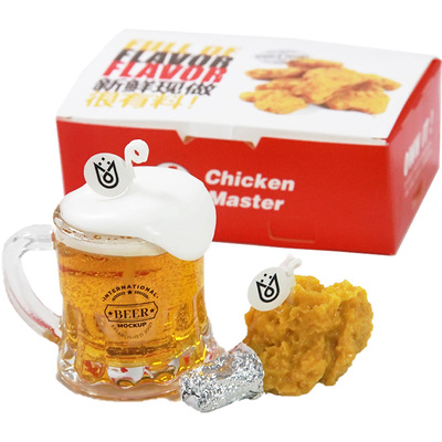 啤酒炸鸡香薰蜡烛比利花园