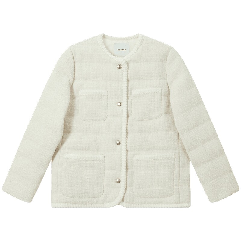 滨波优雅小香风女士棉服外套