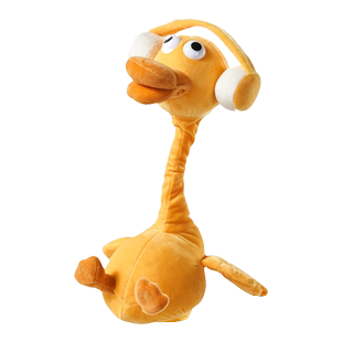 复读鸭毛绒玩具0-1-3岁婴儿学说话宝宝娃玩偶会说话的鸭子安抚仔