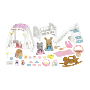 森贝儿家族公仔家具套装女孩子仿真过家家玩偶玩具娃娃屋配件礼物