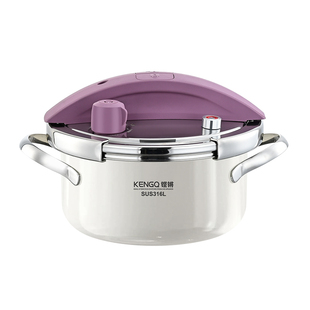 铿锵迷你高压锅316L不锈钢小型家用炖煮汤锅燃气电磁炉通用压力锅