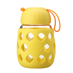 opus玻璃杯女高硼硅耐热便携迷你小巧水杯子ins可爱学生大肚茶杯