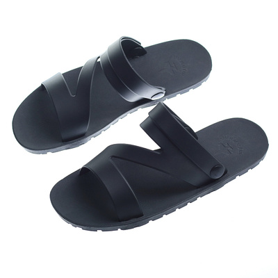 高端越南进口橡胶拖鞋男士外穿