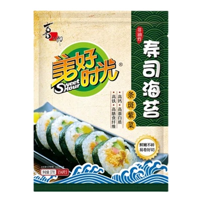 美好时光寿司海苔片37g大片装