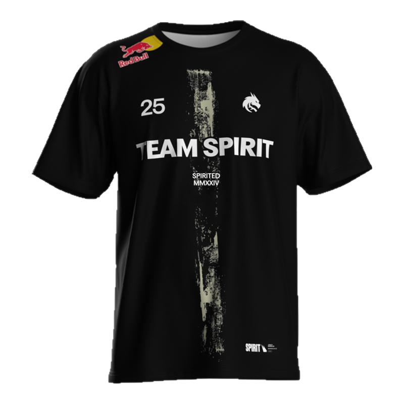 Team Spirit雪碧2025年正品队服DOTA2纯棉T恤Yatoro同款昂恩电竞