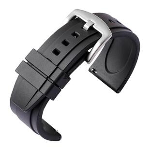 适用欧米茄海马300表带FKM氟橡胶快拆原装蝴蝶扣omega超霸20/22mm