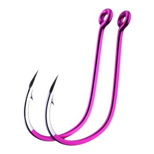 画纪管付千又鱼钩紫电版歪嘴有倒刺进口大包装海矶钓船筏大物鲳鱼