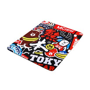 MMLABCREW 方形滑鼠垫橡胶鼠标垫MOUSEPAD KUMAMOTO CAMO熊本迷彩