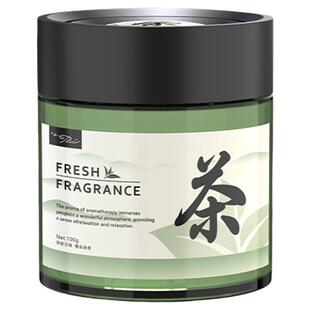 茶香味车载汽车香薰持久留香香水车内香氛摆件固体香膏2024新款