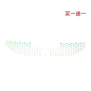 适用于凌渡L中网满天星车标贴纸车身彩色贴装饰改装改色贴膜车身