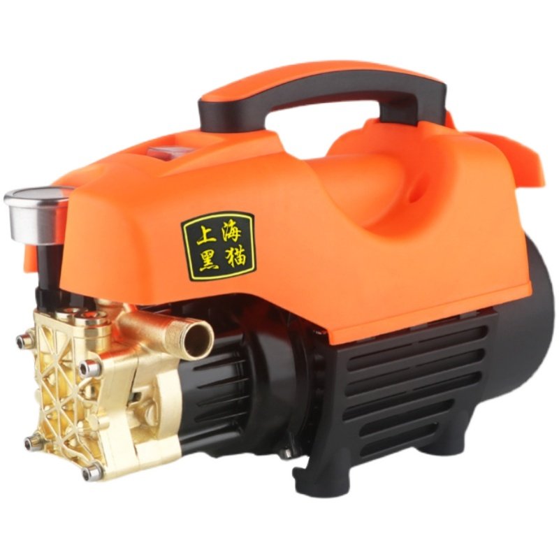 黑猫可调压家用220v洗车机高压强力清洗机工具高压水枪刷车水泵