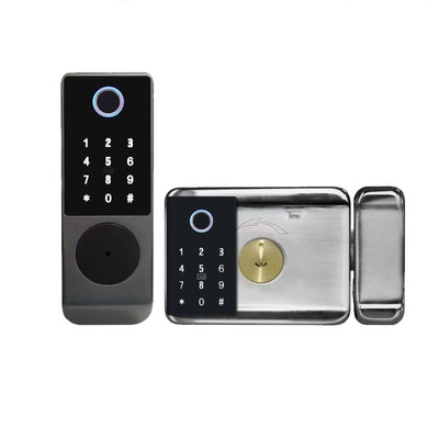 华睿智能指纹公寓锁庭院大门锁