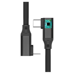 尚优琦双弯头TYPE-C全功能USB3.1Gen2数据线5米oculus眼镜quest2连接线VR串流steam高速笔记本4K投屏PD快充线