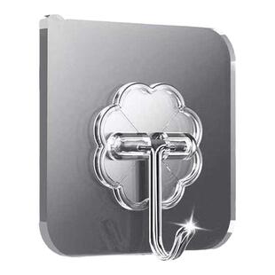 挂钩强力承重粘胶贴壁挂墙壁无痕透明挂钩免打孔吸盘家用厨房粘钩