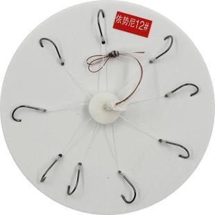 鲢鳙专用钩翻板钩新型方块盘钩硬线海竿伊势尼爆炸溪流飞钩翻版钩