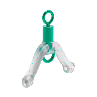 新型防缠绕快挂子线分叉线器八字环弹簧快速转环硅胶子线防缠豆