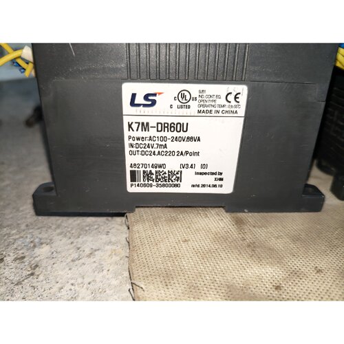 议价LS产电PLC控制器，型号K7M-DR60U，原装拆机，主回