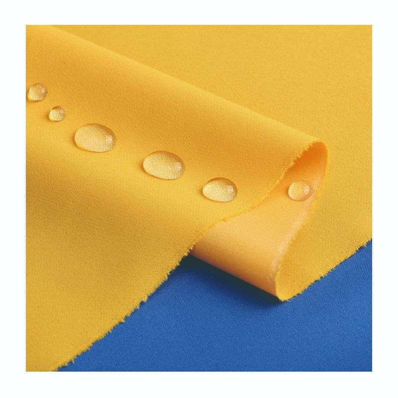 工作服面料机械高弹贴防雨布料耐磨滑雪服防风防水轻薄透明膜校服