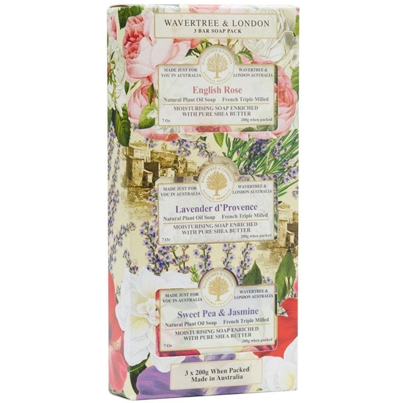 现货澳洲维娜wavertree london植物精油皂200g沐浴洗手香薰皂