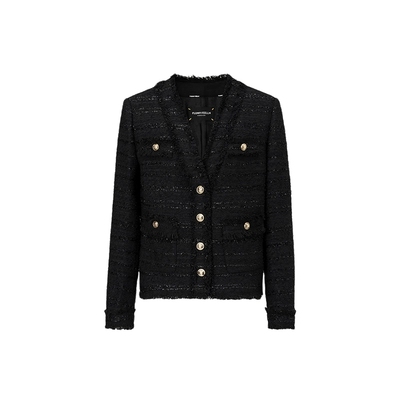 仿佛小香风短款短外套女