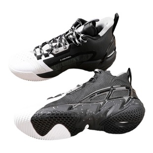 李宁反伍4篮球鞋男2025春季新款耐磨专业篮球中帮外场鞋ABFU015