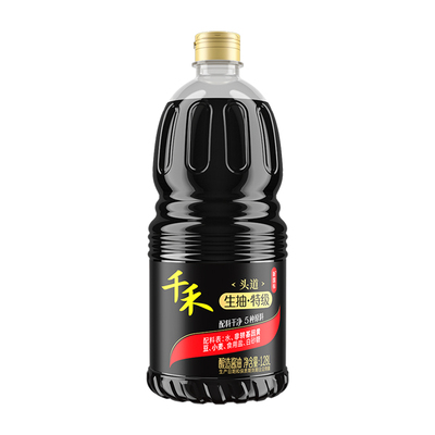 千禾头道特级生抽1.28L纯粮酿造