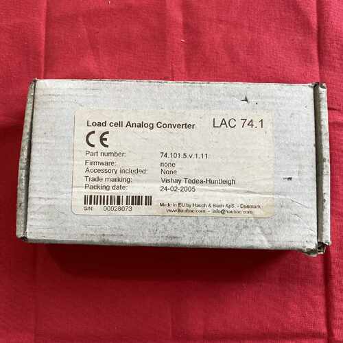 议价H&B高精度重量变送器模拟信号称重放大器LAC 74.1调节控制器