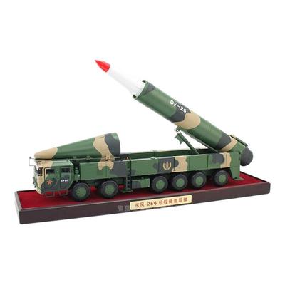 熊猫模型东风26导弹车老兵退伍