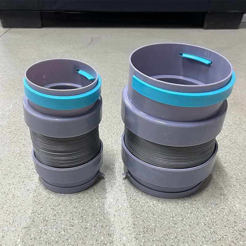 中央新风管道末端连接件新风管件插件连接末端系统双头承软