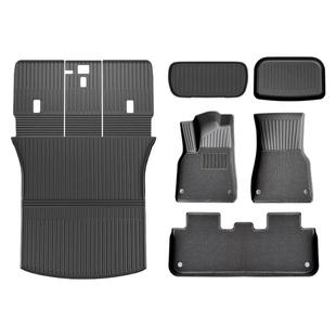 适用特斯拉焕新版ModelY3连体后备箱垫TPE脚垫前备箱垫右舵车配件