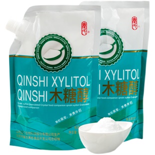 秦氏木糖醇糖尿人专用代糖500克替代白砂糖0卡糖烘焙甜味剂食品级