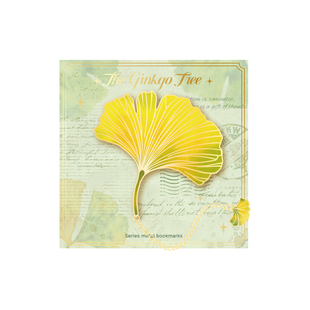 2026年新款中国风唯美枫叶吊坠金属书签高颜值学生毕业奖励文创纪念品礼物高档精致文艺叶脉精美实用小礼品