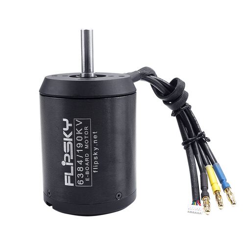 电动滑板电机6384 190KV 4KW电动车山地自行车滑板越野改装
