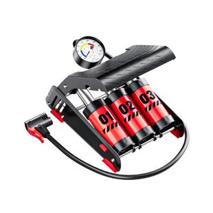 脚踩打气筒新型高压充气泵小轿汽车用打气泵车载轮胎脚踏式电瓶车