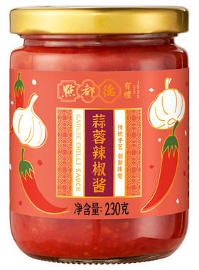 点都德蒜蓉辣椒酱拌面广州特产