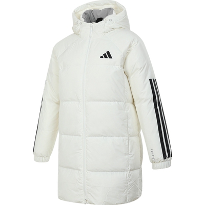 滔搏adidas阿迪达斯女子三条纹运动夹克保暖羽绒服JG3856