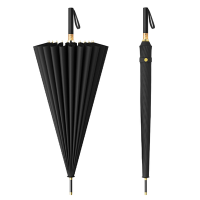 新中式24骨长柄国风雨伞加大加固