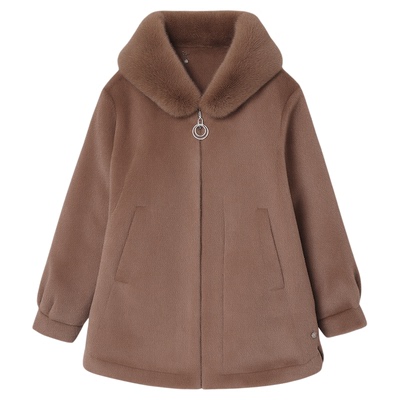 胖妈妈特大码女装高贵外套冬装