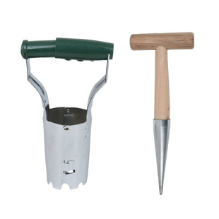 苍强移苗器家庭园艺工具种花种菜播种育苗移栽打洞挖土手动小铲子