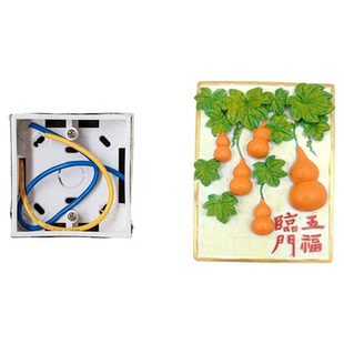 简约开关贴美化面板插座口遮丑墙上线盒盖板封堵洞补孔神器装饰画