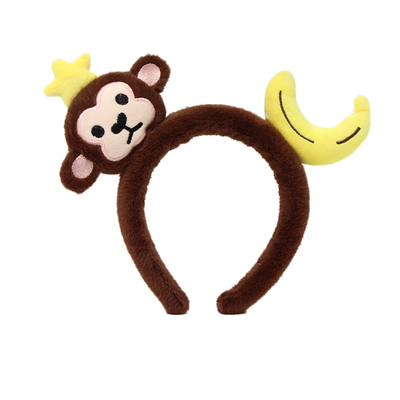 新款香蕉猴子发箍卡通可爱头饰