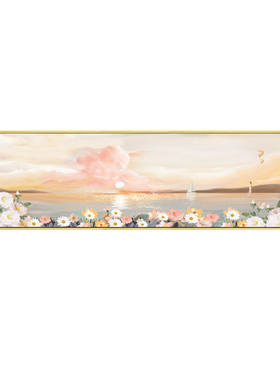 小清新床头画风景挂画