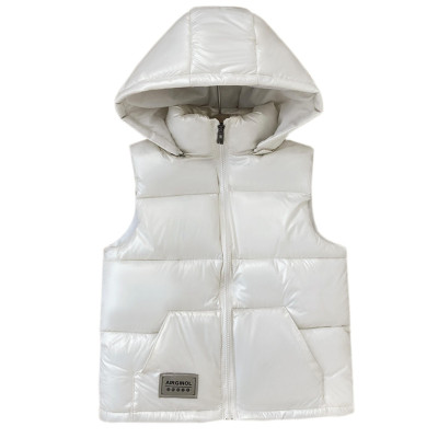 冉楠百搭亮面秋冬加厚免洗马甲潮