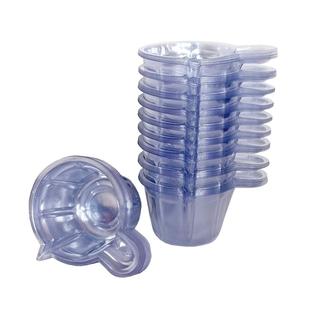 一次性尿杯验尿杯尿检杯子加厚塑料尿检软杯平整透明清晰40ml容量