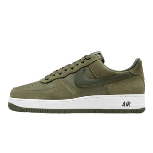 Nike耐克男鞋AF1经典空军一号橄榄绿翻毛皮运动板鞋IB6388-200