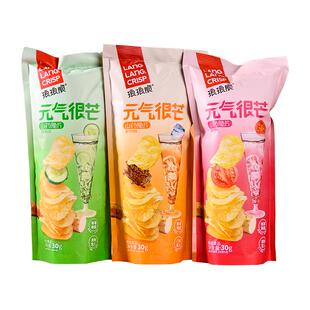 琅琅脆薯片山药薄片30g*10包整箱办公室解馋小吃休闲零食大礼包