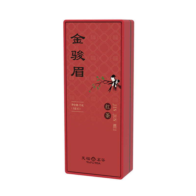 天福茗茶品鉴金骏眉红茶15g*7盒