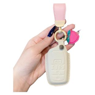 适用于24-26新款丰田塞纳/阿尔法/威尔法高档汽车钥匙套可爱粉