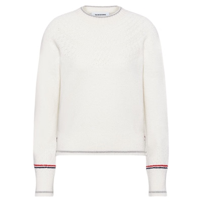 女式针织套头衫圆领镂空