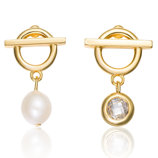 蔻润时空之愿天然淡水珍珠耳钉耳饰耳环耳坠女士京润珍珠节日礼物